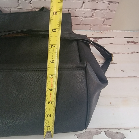Black Faux Leather Bag - Picture 6 of 8